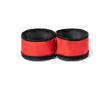 Gamelle pliable et portable pour animaux avec fermeture éclair couleur rouge