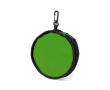 Gamelle pliable et portable pour animaux avec fermeture éclair couleur vert