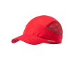 Casquette de sport en microfibre avec filet sur les côtés couleur rouge
