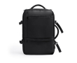 Sac à dos de voyage en cuir PU extensible avec poche pour PC 17’’ couleur noir