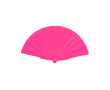 Éventail en polyester et RPET de couleurs avec boîte Color RPET couleur fuchsia
