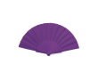 Éventail en polyester et RPET de couleurs avec boîte Color RPET couleur mauve