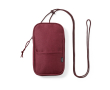 Pochette de téléphone avec bandoulière et zip Expedition RPET couleur rouge