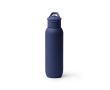 Gourde isotherme en acier inoxydable recyclé avec paille 500 ml couleur bleu marine