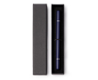 Stylo à corps métallique 2 en 1 avec pointe infinie et encre bleue couleur bleu marine