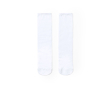 Chaussettes blanches en polyester pour sublimation taille unique L-XL couleur blanc