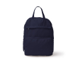 Sac à dos pliable en polyester et coton avec double fermeture éclair couleur bleu marine