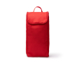 Sac à chaussures écologique avec maille respirante et base matelassée couleur rouge