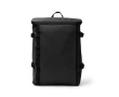 Sac à dos en similicuir pour PC portable avec fermeture éclair 16\" couleur noir