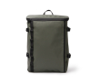 Sac à dos en similicuir pour PC portable avec fermeture éclair 16\" couleur vert foncé