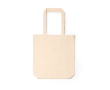 Sac en coton avec fermeture éclair et soufflet 230 g/m² couleur naturel