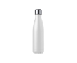 Bouteille en acier inoxydable avec bouchon à vis en acier 550ml couleur blanc