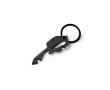 Porte-clés multifonction en forme de clé, 13 fonctions couleur noir