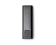 Outil multifonction ultra-plat en aluminium avec lampe 70 lumens couleur noir