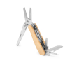 Outil multifonction 4 en 1 avec corps en bambou et acier inoxydable couleur naturel