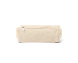 Trousse de toilette en coton recyclé avec poche extérieure 300 g/m² couleur naturel