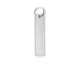 Porte-clés type « Remove Before Flight » avec anneau métallique couleur blanc