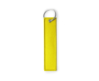 Porte-clés type « Remove Before Flight » avec anneau métallique couleur jaune