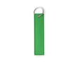 Porte-clés type « Remove Before Flight » avec anneau métallique couleur vert