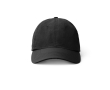 Casquette en nylon à 6 panneaux, œillets et bande anti-transpiration couleur noir