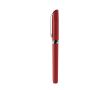 Stylo roller en plastique à finition mate et encre gel bleue couleur rouge foncé