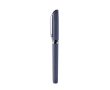 Stylo roller en plastique à finition mate et encre gel bleue couleur bleu marine