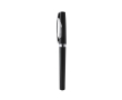 Stylo roller en plastique avec corps métallisé et encre bleue couleur noir