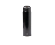 Gourde anti-fuite en inox recyclé avec anse et paille 700 ml couleur noir