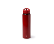 Gourde anti-fuite en inox recyclé avec anse et paille 700 ml couleur rouge
