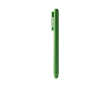 Stylo roller en plastique avec capuchon et clip assortis, encre bleue couleur vert