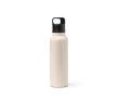 Bouteille isotherme en inox recyclé avec bouchon à bouton 750 ml couleur beige