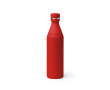 Gourde isotherme en acier inoxydable avec double ouverture 550 ml couleur rouge