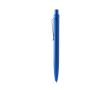 Stylo bille en aluminium recyclé avec détails trasparents, encre bleue couleur bleu roi