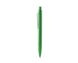 Stylo bille en aluminium recyclé avec détails trasparents, encre bleue couleur vert