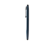 Stylo roller en aluminium recyclé avec embout tactile, encre bleue couleur bleu marine