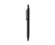 Stylo en aluminium recyclé avec recharge jumbo en encre bleue couleur noir