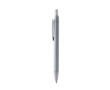 Stylo en aluminium recyclé avec recharge jumbo en encre bleue couleur argenté