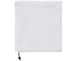 Cache-cou en polyester avec un cordon ajustable 200 g/m² couleur blanc