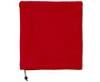 Cache-cou en polyester avec un cordon ajustable 200 g/m² couleur rouge
