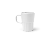 Mug en céramique finition mate avec intérieur assorti 450 ml couleur blanc