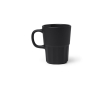 Mug en céramique finition mate avec intérieur assorti 450 ml couleur noir
