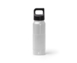 Bouteille en inox recyclé avec bouchon à ouverture par pression 500 ml couleur blanc