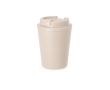 Gobelet à emporter en plastique recyclé à double paroi de 300 ml couleur naturel