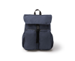 Sac à dos en nylon avec grand compartiment et fermeture cordon PC 15\" couleur bleu marine