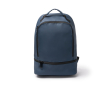 Sac à dos en similicuir avec poches antivol et à chaussures 9\" couleur bleu marine