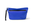 Trousse étanche avec fermeture éclair imperméable et dragonne amovible couleur bleu roi