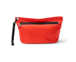 Trousse étanche avec fermeture éclair imperméable et dragonne amovible couleur rouge