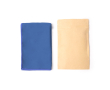 Serviette légère en microfibre RPET avec bord surjeté 200 g/m² couleur bleu roi