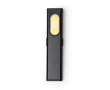 Lampe torche double ultra-plate avec aimant et clip, 3 intensités couleur noir