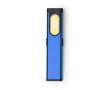 Lampe torche double ultra-plate avec aimant et clip, 3 intensités couleur bleu roi